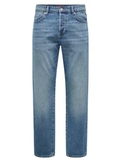 ONSEDGE Mittlere Taille Gerade geschnitten Jeans