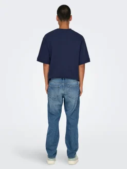 ONSEDGE Mittlere Taille Gerade geschnitten Jeans