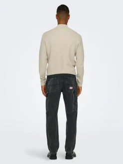 ONSEDGE Mittlere Taille Gerade geschnitten Jeans