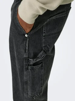 ONSEDGE Mittlere Taille Gerade geschnitten Jeans