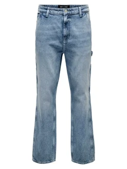 ONSEDGE Mittlere Taille Gerade geschnitten Jeans