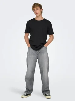 ONSFADE Mid Rise Locker geschnitten Strecth Jeans