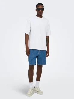 ONSFADE Mid Rise Locker geschnitten Shorts
