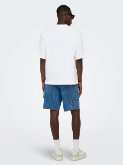 ONSFADE Mid Rise Locker geschnitten Shorts