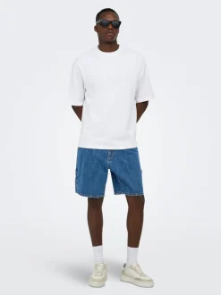 ONSFADE Mid Rise Locker geschnitten Shorts
