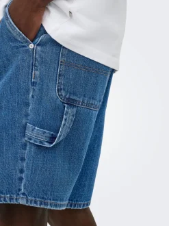 ONSFADE Mid Rise Locker geschnitten Shorts