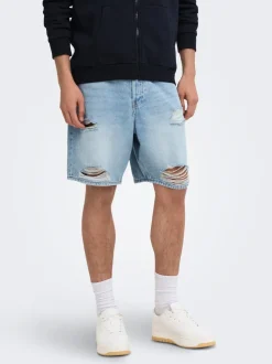 ONSFADE Mid Rise Locker geschnitten Shorts