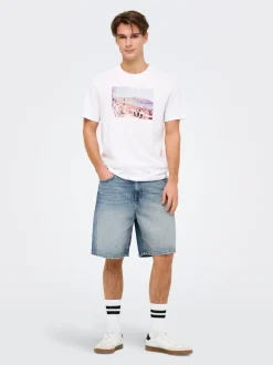 ONSFADE Mittlere Taille Locker geschnitten Shorts