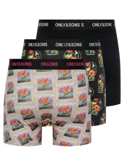 ONSFITZ 3er-pack Eng anliegende Boxershorts