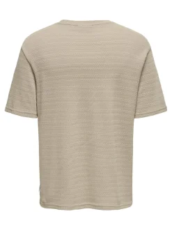 ONSGIVO Gestricktes T-Shirt