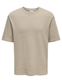 ONSGIVO Gestricktes T-Shirt