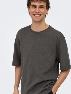 ONSGIVO Gestricktes T-Shirt
