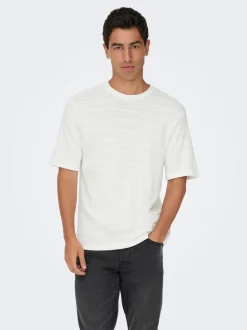 ONSGIVO Gestricktes T-Shirt