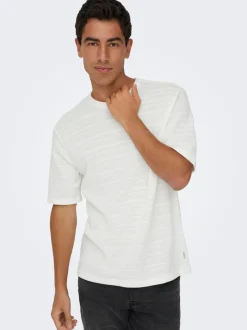 ONSGIVO Gestricktes T-Shirt