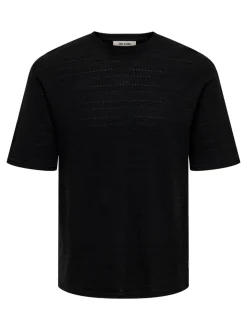 ONSGIVO Gestricktes T-Shirt