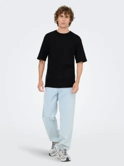 ONSGIVO Gestricktes T-Shirt