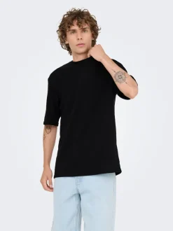 ONSGIVO Gestricktes T-Shirt