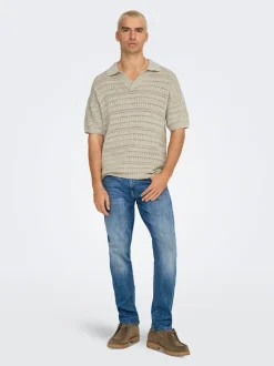 ONSGRAYSON Gestricktes Poloshirt