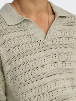 ONSGRAYSON Gestricktes Poloshirt