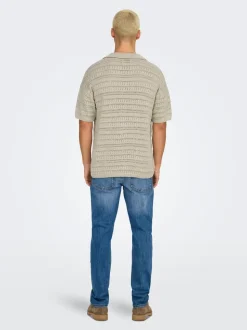 ONSGRAYSON Gestricktes Poloshirt