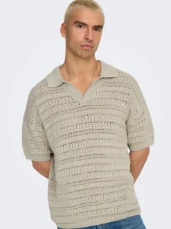ONSGRAYSON Gestricktes Poloshirt