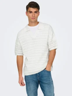 ONSGRAYSON Gestricktes Poloshirt