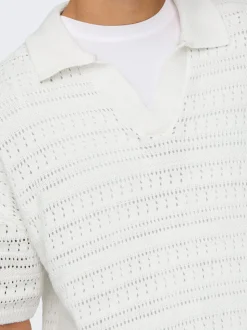 ONSGRAYSON Gestricktes Poloshirt