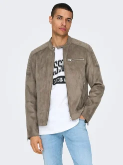 ONSGUS Kunstlederjacke
