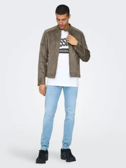 ONSGUS Kunstlederjacke