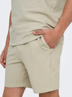 ONSKIAN Mittlere Taille Gerade geschnitten Shorts