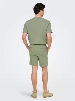 ONSKIAN Mittlere Taille Gerade geschnitten Shorts