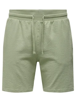 ONSKIAN Mittlere Taille Gerade geschnitten Shorts