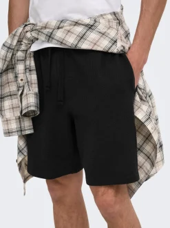 ONSKIAN Mittlere Taille Gerade geschnitten Shorts