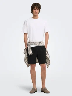 ONSKIAN Mittlere Taille Gerade geschnitten Shorts