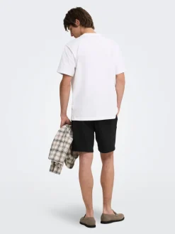 ONSKIAN Mittlere Taille Gerade geschnitten Shorts