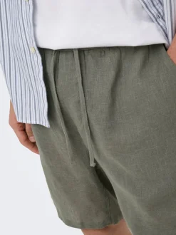 ONSLAURENCE Normal geschnitten Leinen Shorts