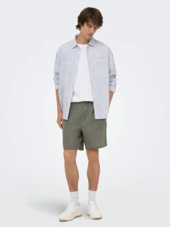 ONSLAURENCE Normal geschnitten Leinen Shorts