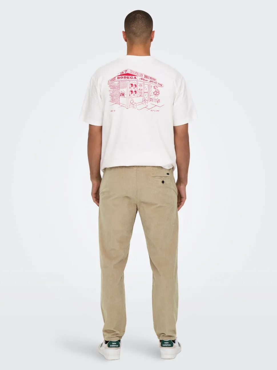 ONSLINUS Cordhose im Tapered Fit