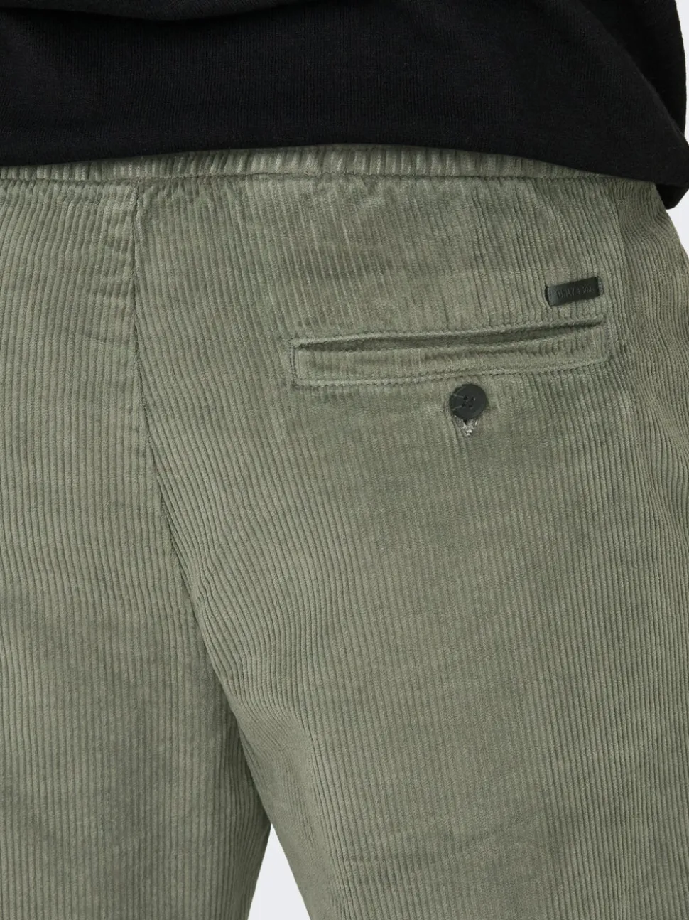 ONSLINUS Cordhose im Tapered Fit