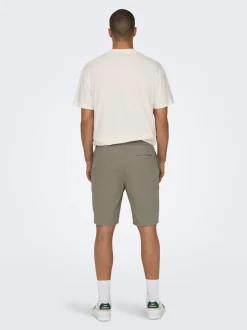 ONSLINUS Normal geschnitten Leinen Shorts