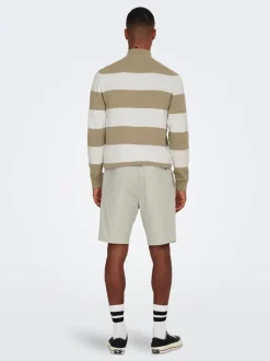 ONSLINUS Normal geschnitten Leinen Shorts