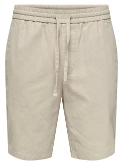 ONSLINUS Normal geschnitten Leinen Shorts