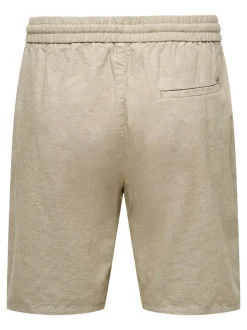ONSLINUS Normal geschnitten Leinen Shorts