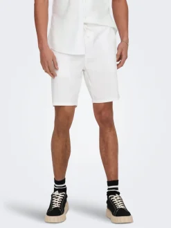 ONSLINUS Normal geschnitten Leinen Shorts