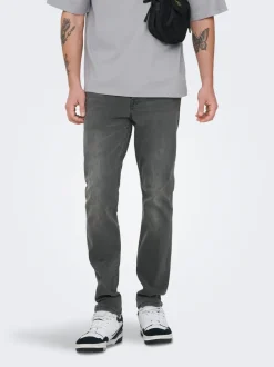 ONSLOOM Mid Rise Slim Fit Jeans