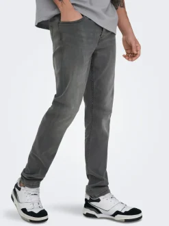ONSLOOM Mid Rise Slim Fit Jeans