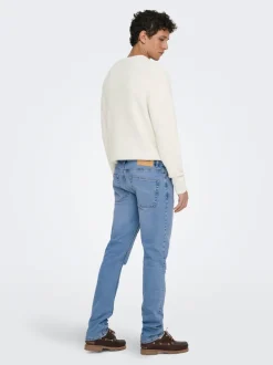 ONSLOOM Mid Rise Slim Fit Jeans