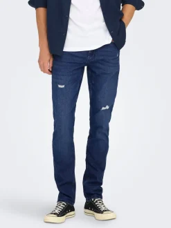 ONSLOOM Mid Rise Slim Fit Jeans