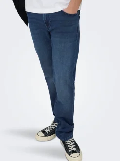 ONSLOOM Mid Rise Slim Fit Jeans