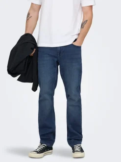 ONSLOOM Mid Rise Slim Fit Jeans